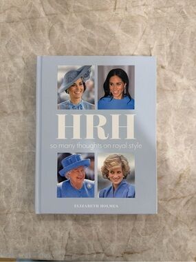 HRH: So Many Thoughts on Royal Style - Light Blue Hardcover Book